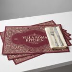 personalized paper placemats