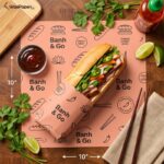 10inchx10inch food paper