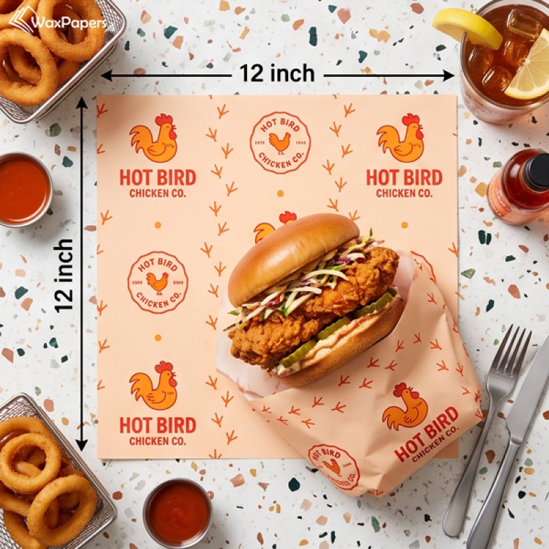 12×12 Food Paper — product features
