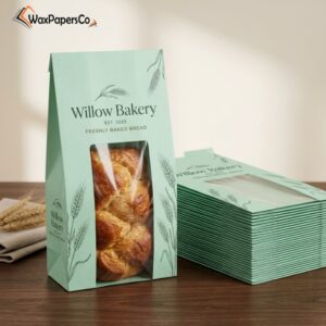 custom paper bread bags