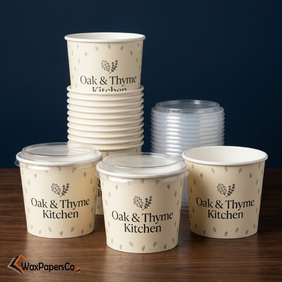 Custom Paper Soup Cups