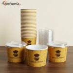 customized paper soup cups