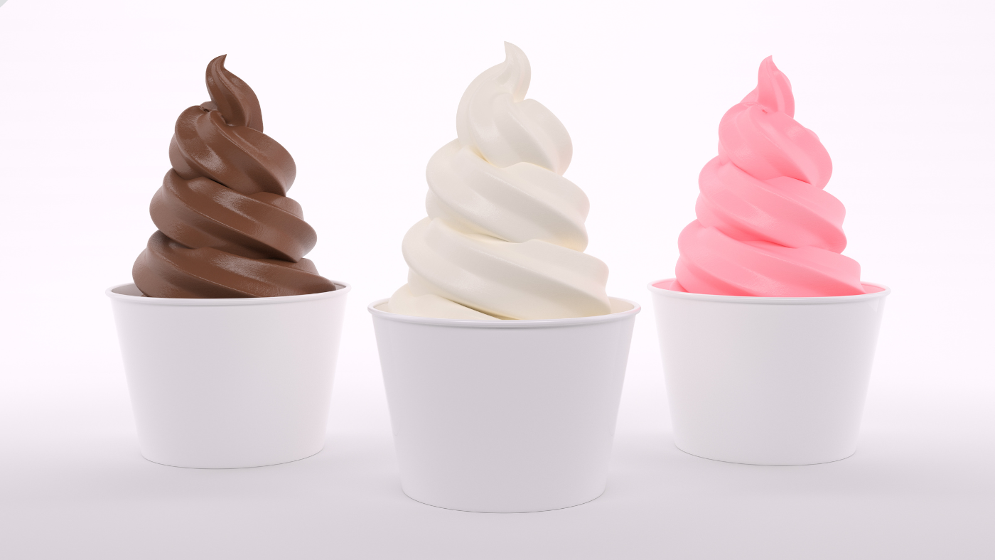 Custom Ice Cream Cups — available sizes