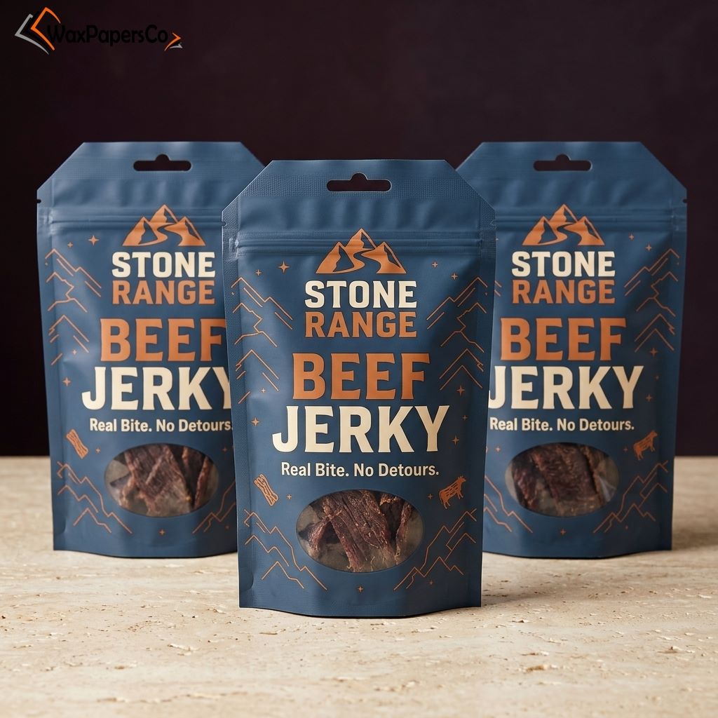 custom beef jerky bags