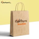 logo printed kraft paper bags
