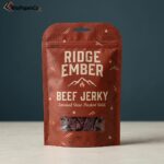 printed beef jerky bags