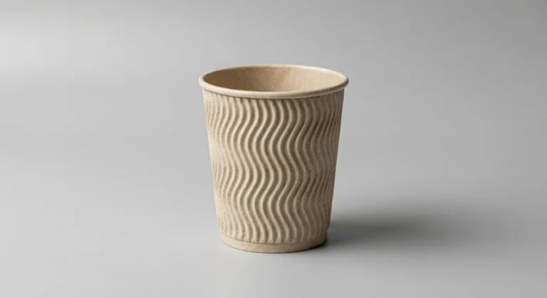 Ripple wall paper coffee cup